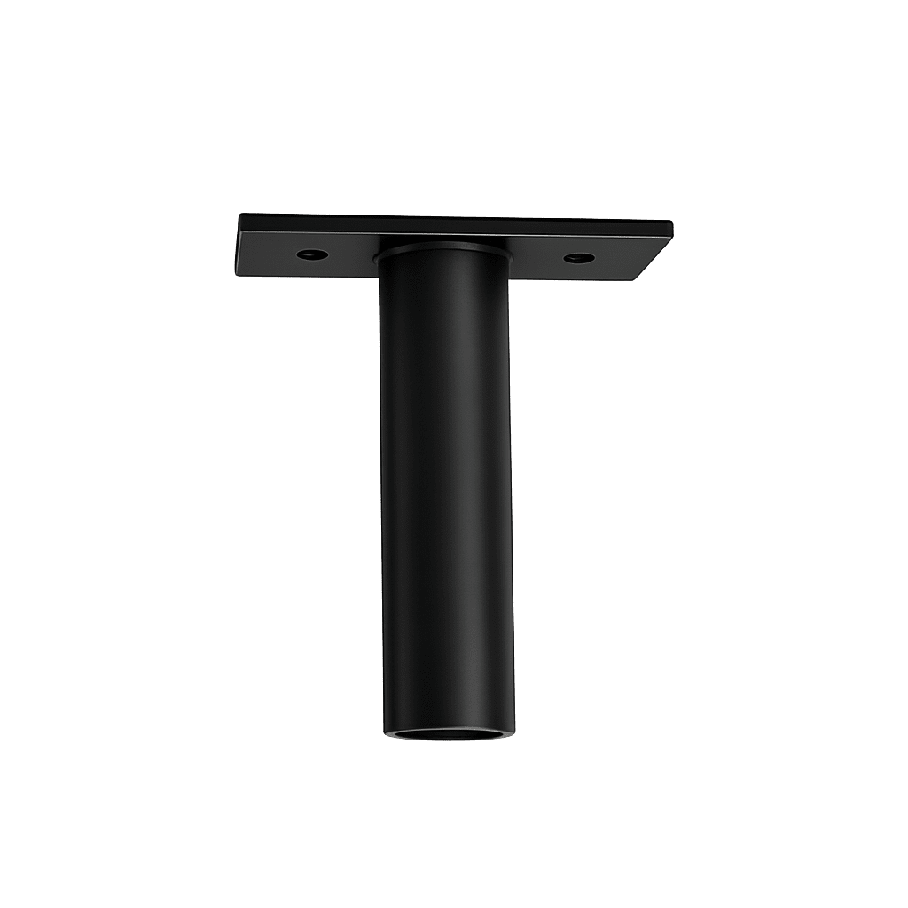Tenon Mount Square Pole Black