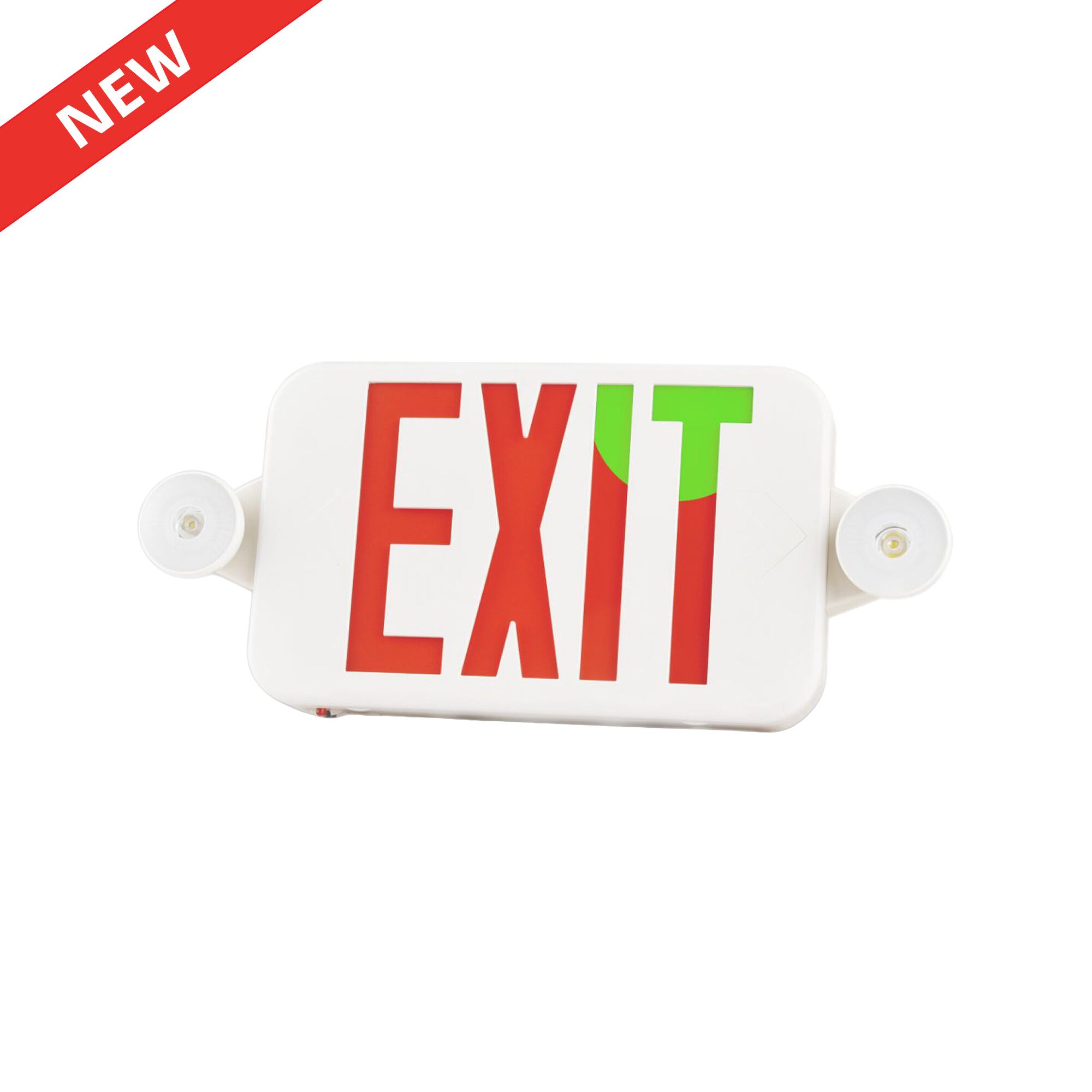 Switchable Emergency Exit Sign Combo