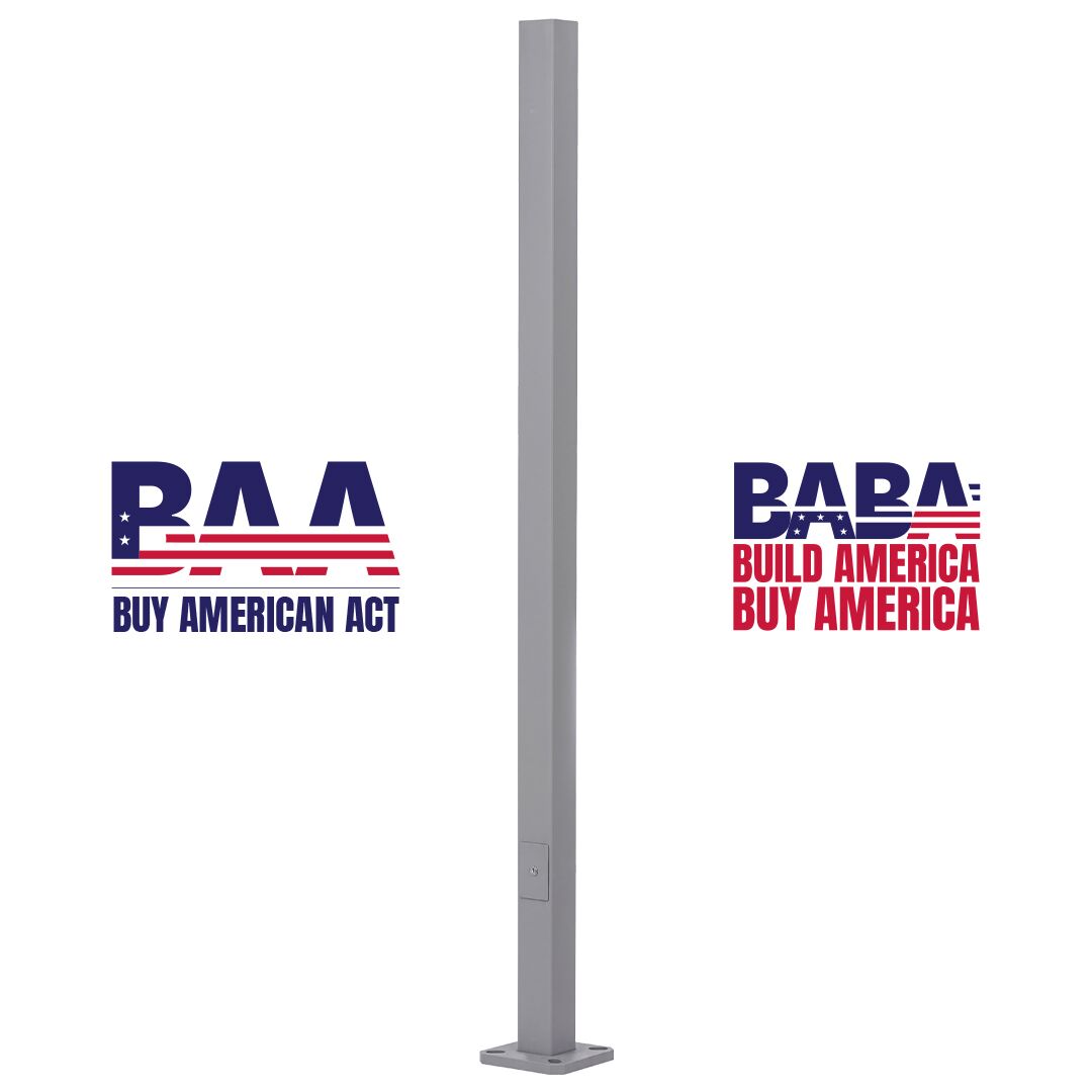 Square Non-Tapered Aluminum Light Pole (SNTA)