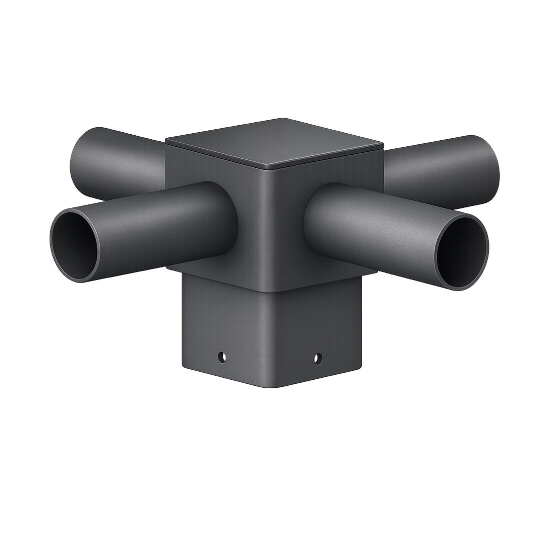 Reducer 5 Square Pole Slip In 4 Arm