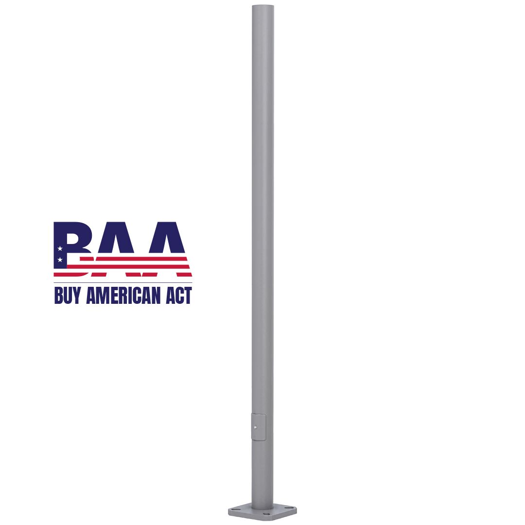 Round Non-Tapered Steel Lighting Pole (RNTS)