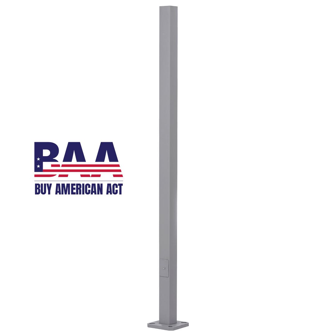Square Non-Tapered Steel Light Pole (SNTS)
