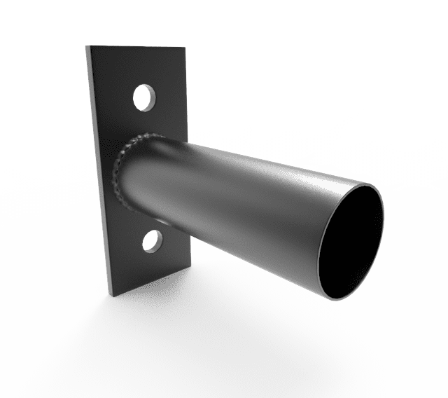 Side Tenon For Square Pole