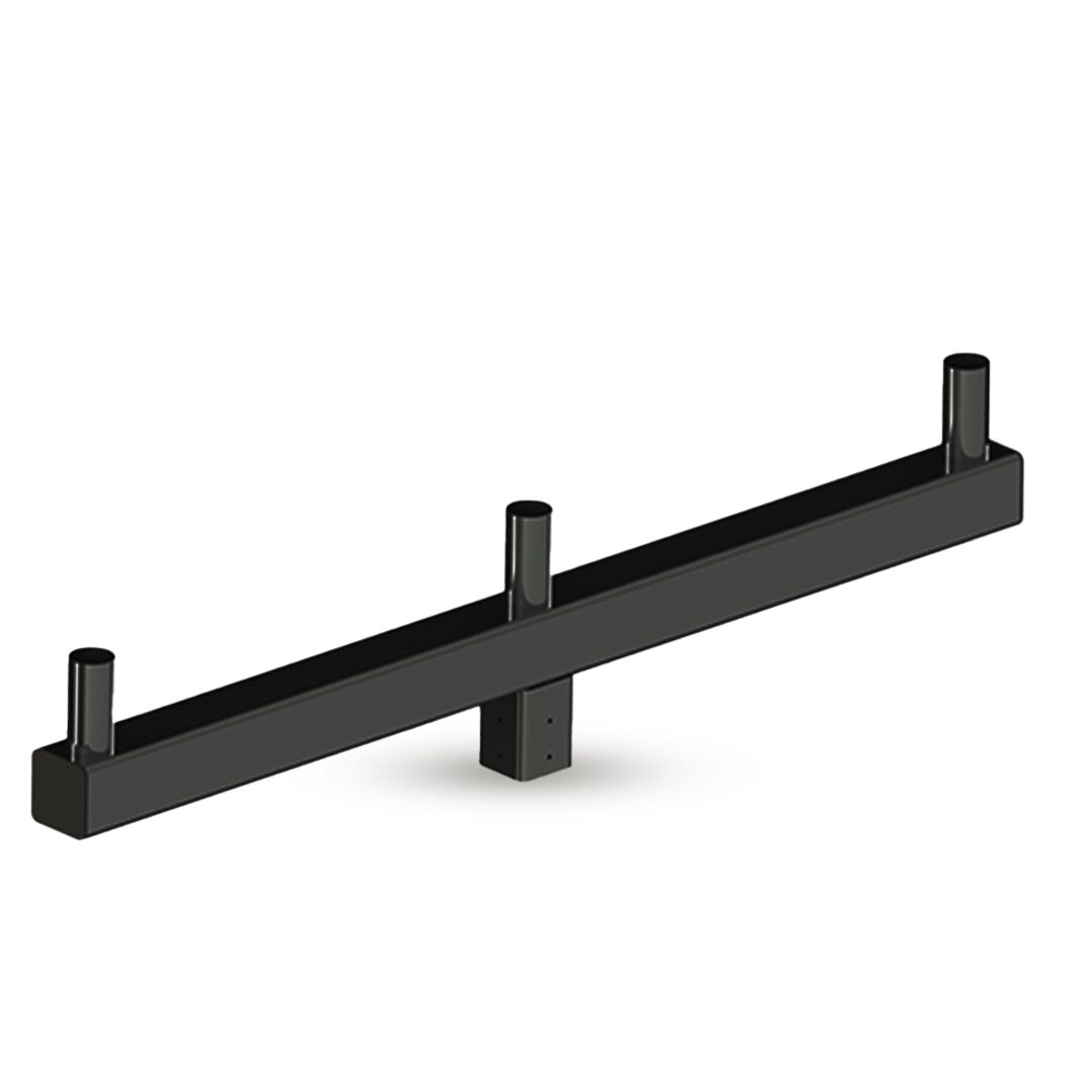 BULLHORNE 3 ARM ROUND SQUARE ROUND INLINE BRONZE